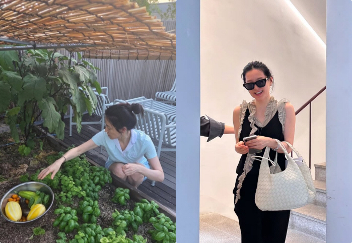Lee Young-ae, from daily life in the garden to fashion on the way to work...SotalvsLuxury Unexpected Attractiveness