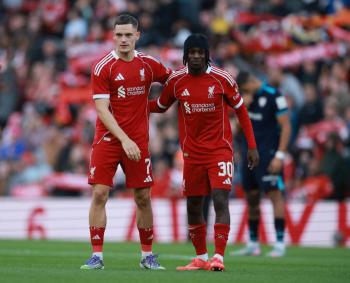  Liverpool freshman Frimpong hamstring injury...A match missed until the break