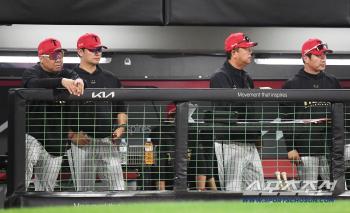  KIA manager Lee Bum-ho has nothing to say