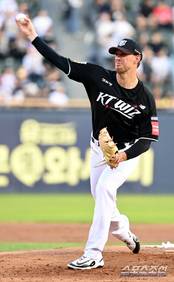 KT starter Patrick's hard throw