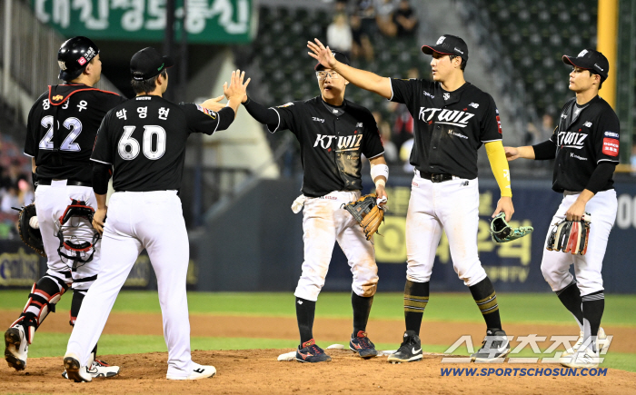  KT won 6-2 and shared thrilling high-fives