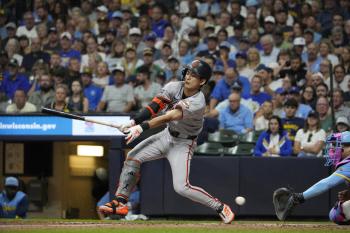  After Lee Jung-hoo, hit production resumes! Milwaukee ace's 156km line drive hit explosion