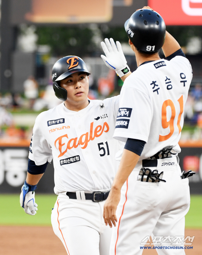 Even a small-sized player like me... Hanwha's only 30% march, there was another record that was more meaningful