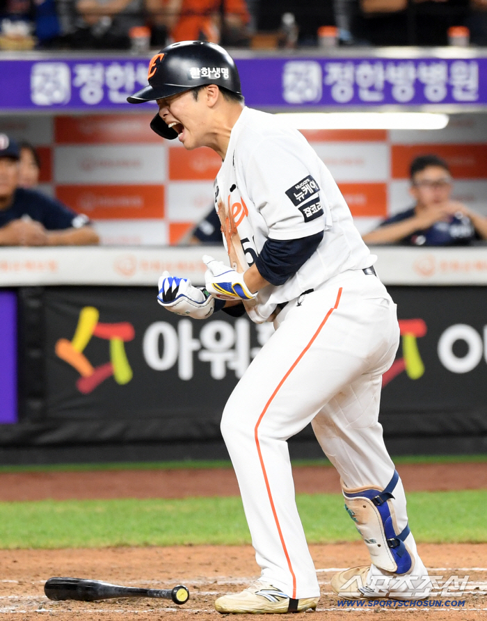 Even a small-sized player like me... Hanwha's only 30% march, there was another record that was more meaningful