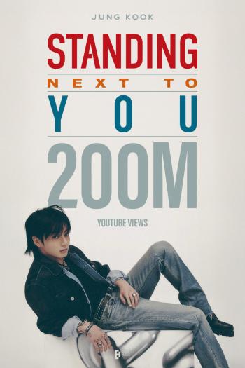 BTS Jungkook’s 'Standing Next to You' MV Surpasses 200 Million Views