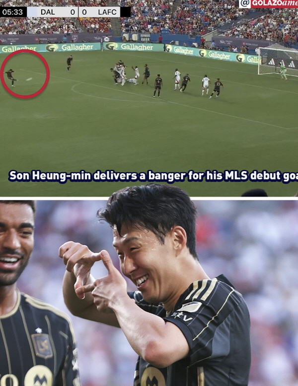 Son Heung-min's magical free kick, as he displays it at the Louvre Museum, his colleague DF praises at the first click of MLS...Son Heung-min is dissatisfied