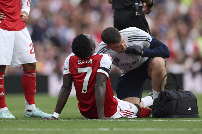 Check the non-official BBC about what would have happened if Eze had not been recruited, Saka with a hamstring injury → will miss up to 4 weeks...Arsenal without a storm of blood transfusions
