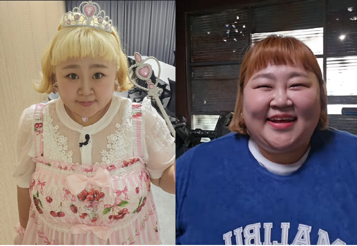 Hong Yunhwa, are you the same person before and after losing 27kg?I was surprised at the half of my face