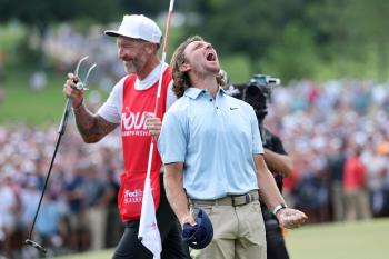 In the American golf holy site, Tommy! Tommy! England golf Jesus' touching roar, everyone choked up