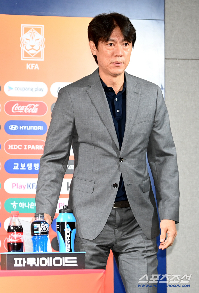  Coach Hong Myung-bo announces the list of call-ups for the A-match in September
