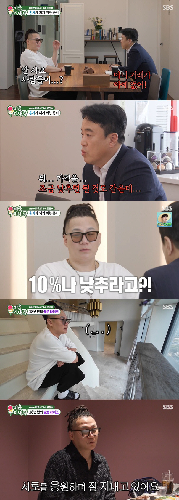 Yoon Min-soo confesses why he lives with his ex-wife. It's really over when the house is sold (My Little Old Boy)