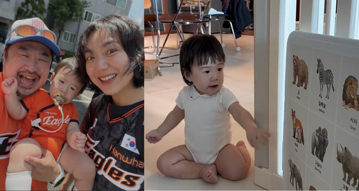 Lee Eun-hyung is 12 months old. Did you pretend you didn't hear anything when asked if your mom is pretty?