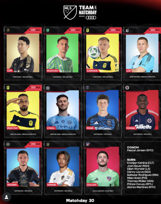  The U.S. is narrow! Son Heung-min, a fantastic free-kick debut goal, selects Lee Ju's team for the second consecutive week in MLS