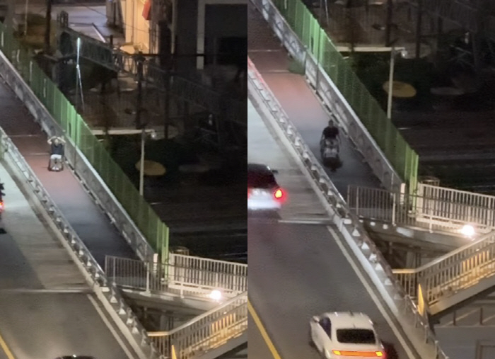 Paralyzed paraplegia, wheelchair on the way home..♥ The back of Song Ji-eun's tears