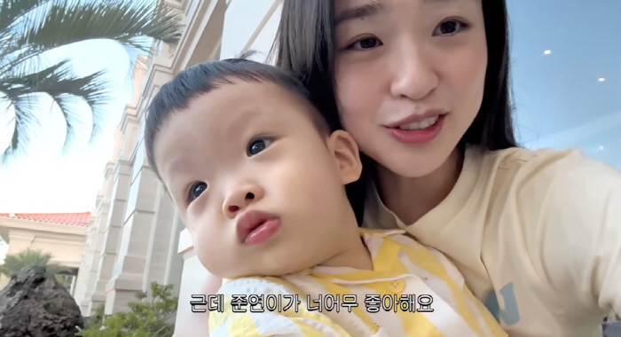 Son Yeon-jae, ♥ Husband's genetic makeup, and tired parenting dark circles are crazy