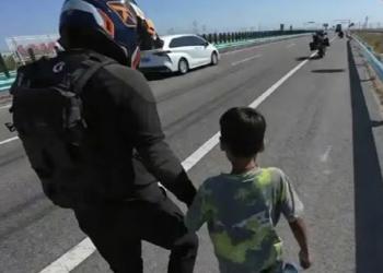 Controversy over leaving him on the highway to punish his son...Is it your biological father? If there was an accident