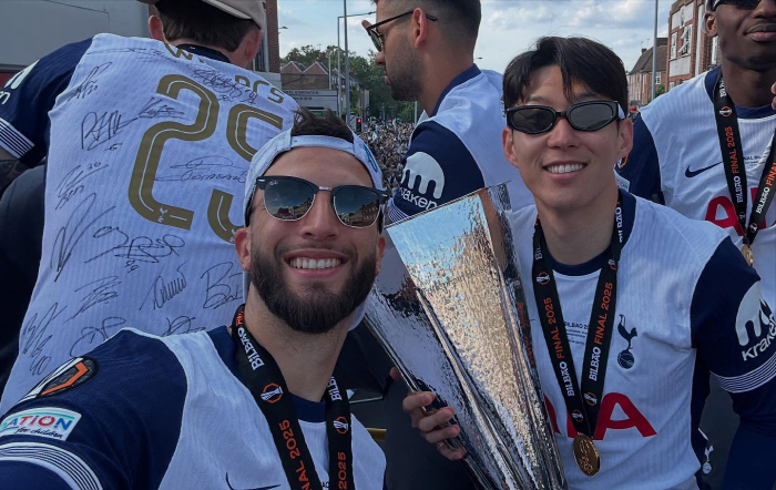 Son Heung-min left, and we're re-signing Tottenham Levi, SON's racist player, and it's like a new signing