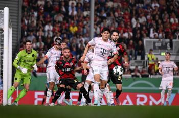Kim Min-jae's first full-time of the season, unfortunate equalizer, nevertheless, the defense's highest score Kane PK missed  theater goal Bayern and Wiesbaden won 32 sweat