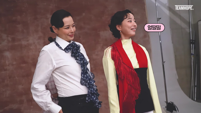 Lee Ha-nee, a very full-term D-line..Right before giving birth, the baby photo shoot is hard