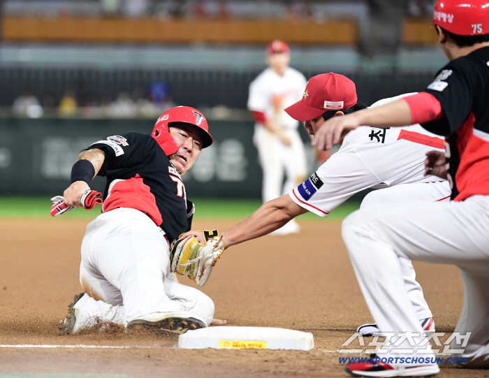  Hyungwoo, you can't go to third base
