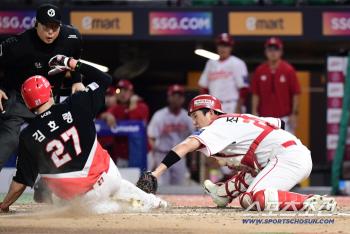  Kim Ho-ryeong's powerful sliding to score additional points