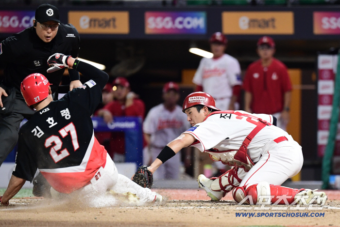  Kim Ho-ryeong's powerful sliding to score additional points