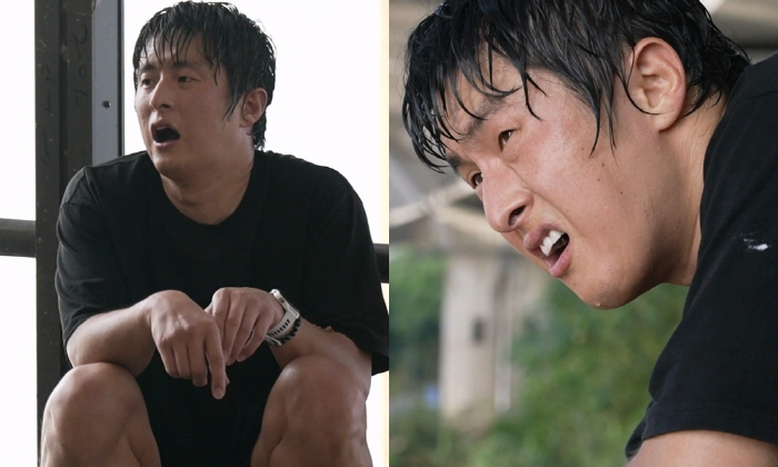 Running 84 Humiliating Gian 84, eventually caught the 15km Han River running challenge of street iron production and madness