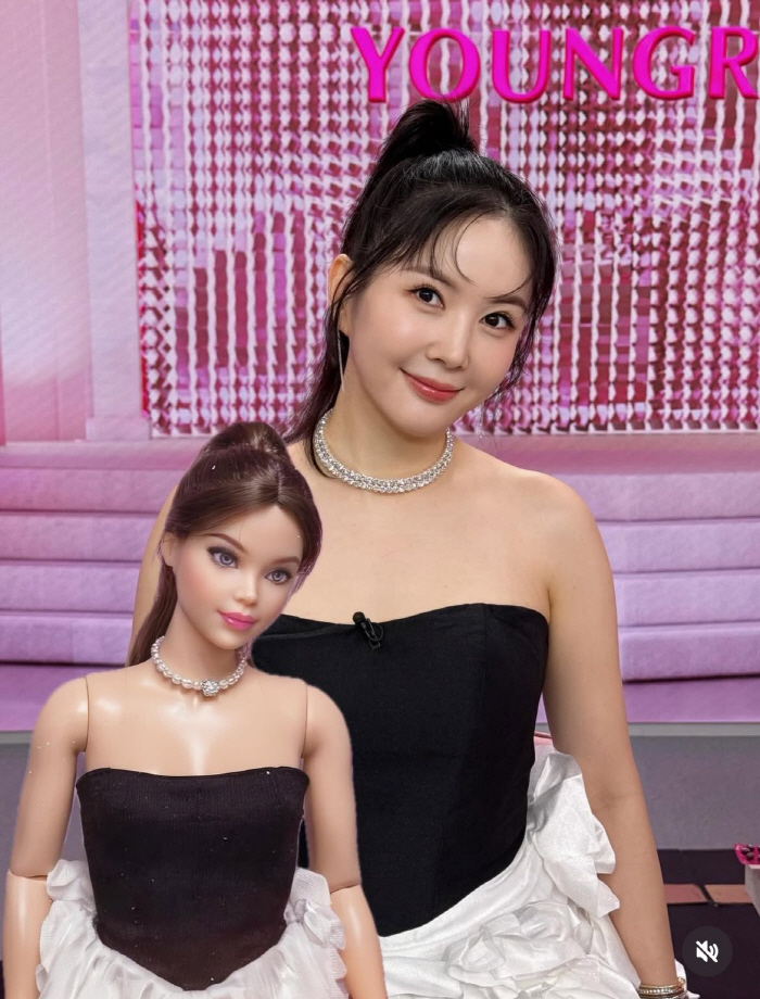 Jang Young-ran, what's wrong with your face? This is a live-action version of Barbie
