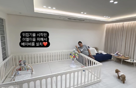 Lee Yong-sik changed the interior of his 100 pyeong house for his granddaughter...Installation of a super-sized baby room