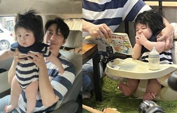 Saya ♥ Shim Hyung-tak's day, the first rice cake and two lower teeth. Cute eating show