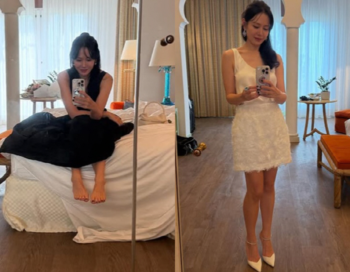 Son Ye-jin smiles at the deletion of Bal Ye-jin.. Leave and enjoy this moment with Lee Byung-hun