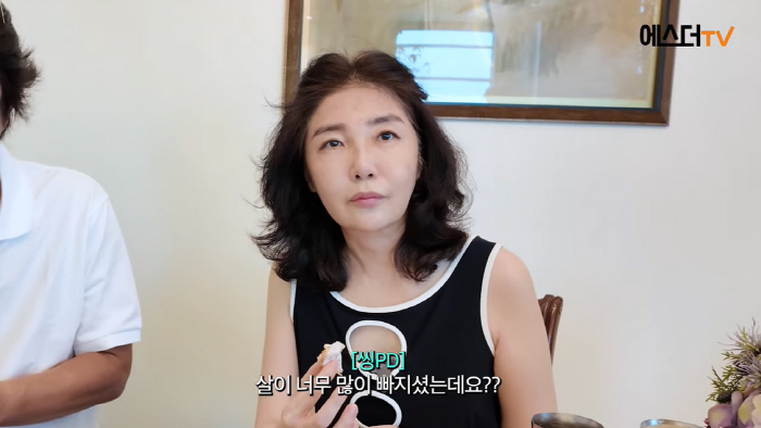 Esther, the reason why you're so thin all of a sudden..'I lost weight due to side effects of depressive drugs'