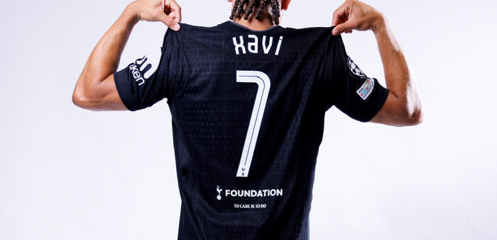 Forever Captain Son Heung-min's support, Tottenham NEW No. 7 → SON successor Xavi Simmons likes the post
