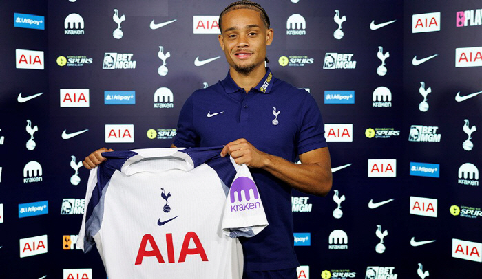 Forever Captain Son Heung-min's support, Tottenham NEW No. 7 → SON successor Xavi Simmons likes the post