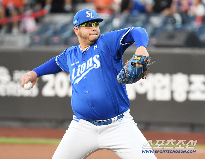 It's not a three-star Lions dream...Overwhelmed by Furado → Kim Jae-yoon's dedication! Hanwha also secured an opponent's winning series 