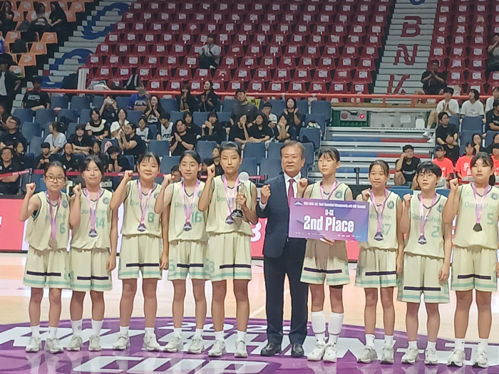 Korea's first U-girl basketball international competition ended successfully...I want to be a runner-up like Kim Nahee and Heo Yeeun