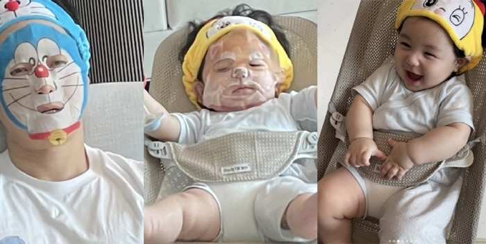 Shim Hyung-tak, Doraemon's first mask pack in a day