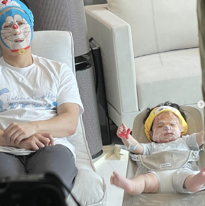 Shim Hyung-tak, Doraemon's first mask pack in a day