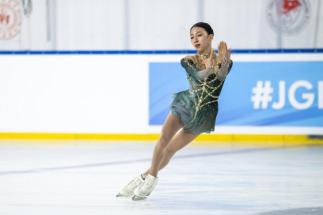 Triple Axel Successful 女 Figure Kim Yoo-jae, Junior Grand Prix 2nd Silver Medal for the first time in her career
