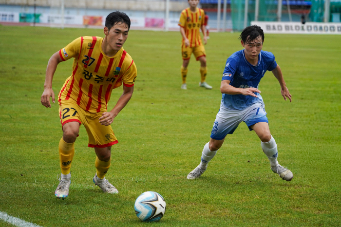  Cho Min-seo → Lee Yoon-sung, Dankook University, grabs Gwangju University's 20th consecutive goal and wins the first championship summer tournament of the first 1st and 2nd graders