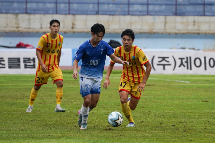  Cho Min-seo → Lee Yoon-sung, Dankook University, grabs Gwangju University's 20th consecutive goal and wins the first championship summer tournament of the first 1st and 2nd graders