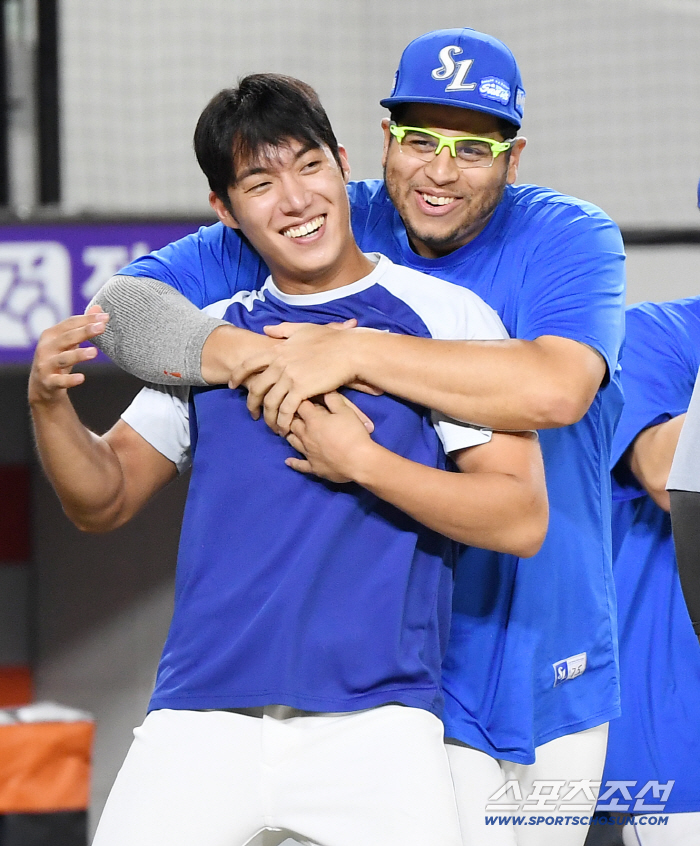  Even after hugging each other