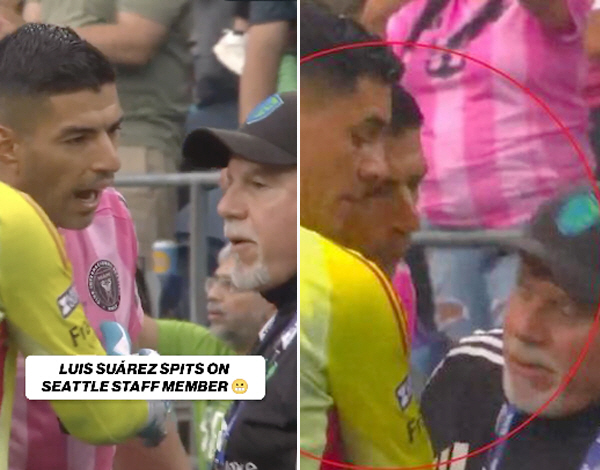 Personality does not change, Suarez, who lost his temper and spat on officials...behavior after the crushing defeat of the shock