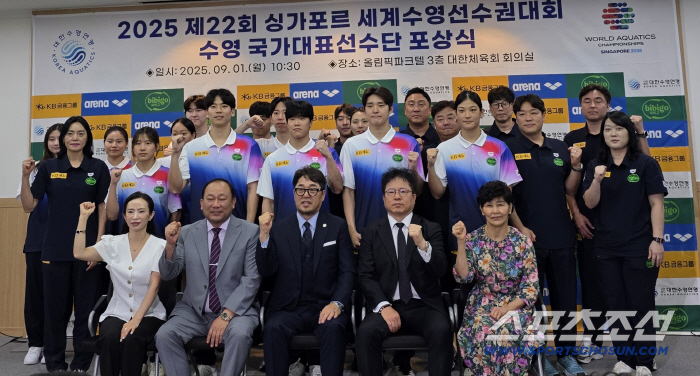 The swimming federation's 10 million won reward of 400m women X new record paper Yoo Chan also lost for two consecutive Asian Games next year!