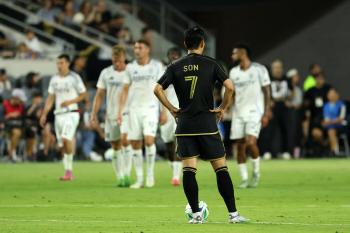 What a waste! Hit the goal post! Son Heung-min, despite his strong performance in effective shots 2 times  opportunity creation 2 times, remained silent in his LA home debut match, LAFC lost 12 games to San Diego