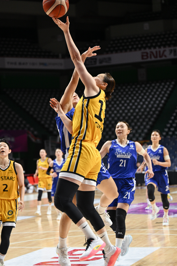 KB Stars Beat Shinhan Bank to Win 2 consecutive Park Shin-ja Cup to Set a Bridge to the semifinals