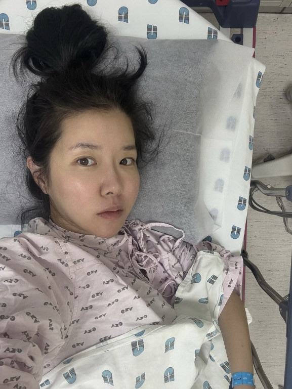 Kim Ji-hye is at risk of twin preterm birth It's not time to come out yet…safely discharged from the hospital