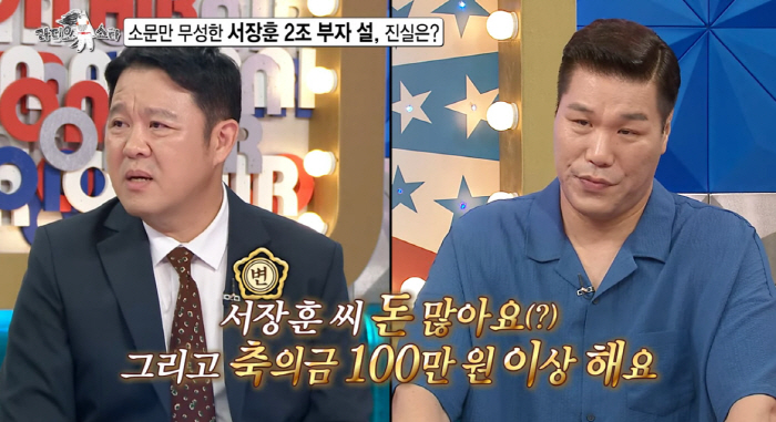 Kim Gu-ra, Seo Jang-hoon, Article 2 of the father-son theory, organize facts, have a lot of money and pay more than 1 million won in congratulatory money (RAS)