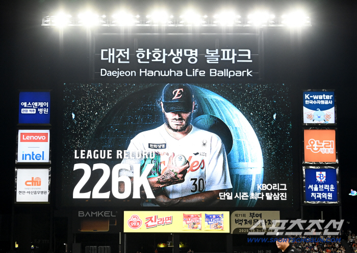  226K Ponce records most strikeouts in a single season!