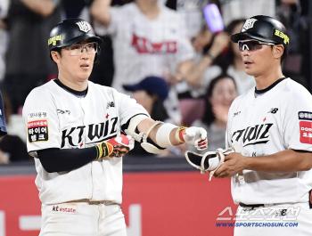  Huh Kyung-min's 6 at-bats are all on base and 6 on base
